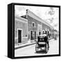 ¡Viva Mexico! Square Collection - Izamal B&W-Philippe Hugonnard-Framed Stretched Canvas