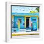 ¡Viva Mexico! Square Collection - "La Esquina" Blue Supermarket - Cancun-Philippe Hugonnard-Framed Photographic Print