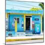 ¡Viva Mexico! Square Collection - "La Esquina" Blue Supermarket - Cancun-Philippe Hugonnard-Mounted Photographic Print