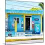 ¡Viva Mexico! Square Collection - "La Esquina" Blue Supermarket - Cancun-Philippe Hugonnard-Mounted Photographic Print