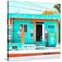 ¡Viva Mexico! Square Collection - "La Esquina" Coral Green Supermarket - Cancun-Philippe Hugonnard-Stretched Canvas