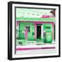 ¡Viva Mexico! Square Collection - "La Esquina" Green Supermarket - Cancun-Philippe Hugonnard-Framed Photographic Print