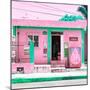 ¡Viva Mexico! Square Collection - "La Esquina" Pink Supermarket - Cancun-Philippe Hugonnard-Mounted Photographic Print