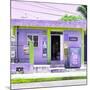 ¡Viva Mexico! Square Collection - "La Esquina" Purple Supermarket - Cancun-Philippe Hugonnard-Mounted Photographic Print