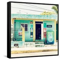 ?Viva Mexico! Square Collection - "La Esquina" Supermarket II - Cancun-Philippe Hugonnard-Framed Stretched Canvas