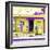 ¡Viva Mexico! Square Collection - "La Esquina" Yellow Supermarket - Cancun-Philippe Hugonnard-Framed Photographic Print