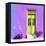 ¡Viva Mexico! Square Collection - Lime Green Door & Purple Wall in Campeche-Philippe Hugonnard-Framed Stretched Canvas