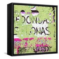 ¡Viva Mexico! Square Collection - Lime Green Grunge Wall-Philippe Hugonnard-Framed Stretched Canvas