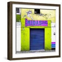 ¡Viva Mexico! Square Collection - Lime Green Taller-Philippe Hugonnard-Framed Photographic Print