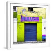 ¡Viva Mexico! Square Collection - Lime Green Taller-Philippe Hugonnard-Framed Photographic Print