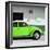 ?Viva Mexico! Square Collection - Lime Green VW Beetle Car & Peace Symbol-Philippe Hugonnard-Framed Photographic Print