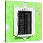 ¡Viva Mexico! Square Collection - Lime Green Wall & Black Window-Philippe Hugonnard-Stretched Canvas