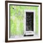 ¡Viva Mexico! Square Collection - Lime Green Wall of Silence-Philippe Hugonnard-Framed Photographic Print