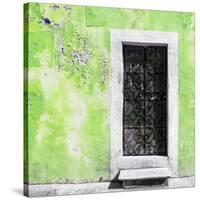 ¡Viva Mexico! Square Collection - Lime Green Wall of Silence-Philippe Hugonnard-Stretched Canvas