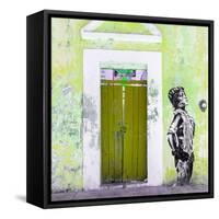 ¡Viva Mexico! Square Collection - Main entrance Door Closed III-Philippe Hugonnard-Framed Stretched Canvas