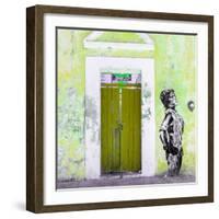 ¡Viva Mexico! Square Collection - Main entrance Door Closed III-Philippe Hugonnard-Framed Photographic Print