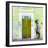 ¡Viva Mexico! Square Collection - Main entrance Door Closed III-Philippe Hugonnard-Framed Photographic Print