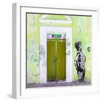 ¡Viva Mexico! Square Collection - Main entrance Door Closed III-Philippe Hugonnard-Framed Photographic Print