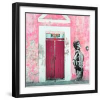 ¡Viva Mexico! Square Collection - Main entrance Door Closed IX-Philippe Hugonnard-Framed Premium Photographic Print