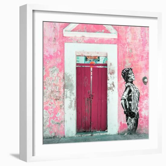 ¡Viva Mexico! Square Collection - Main entrance Door Closed IX-Philippe Hugonnard-Framed Photographic Print