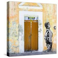 ¡Viva Mexico! Square Collection - Main entrance Door Closed V-Philippe Hugonnard-Stretched Canvas