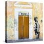 ¡Viva Mexico! Square Collection - Main entrance Door Closed V-Philippe Hugonnard-Stretched Canvas