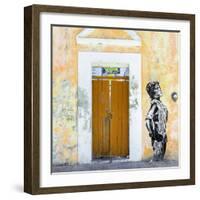 ¡Viva Mexico! Square Collection - Main entrance Door Closed V-Philippe Hugonnard-Framed Photographic Print