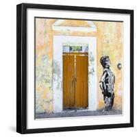 ¡Viva Mexico! Square Collection - Main entrance Door Closed V-Philippe Hugonnard-Framed Photographic Print