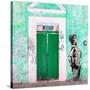 ¡Viva Mexico! Square Collection - Main entrance Door Closed VI-Philippe Hugonnard-Stretched Canvas