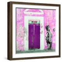 ¡Viva Mexico! Square Collection - Main entrance Door Closed VII-Philippe Hugonnard-Framed Photographic Print
