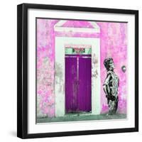 ¡Viva Mexico! Square Collection - Main entrance Door Closed VII-Philippe Hugonnard-Framed Photographic Print