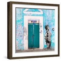 ¡Viva Mexico! Square Collection - Main entrance Door Closed VIII-Philippe Hugonnard-Framed Photographic Print