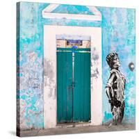 ¡Viva Mexico! Square Collection - Main entrance Door Closed VIII-Philippe Hugonnard-Stretched Canvas