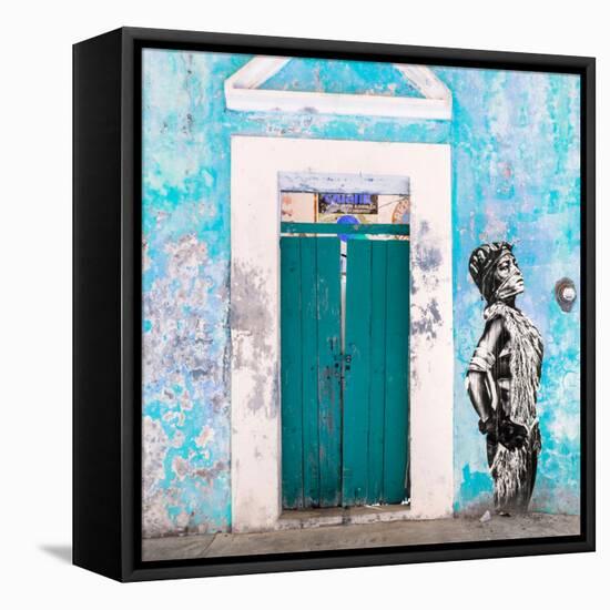 ¡Viva Mexico! Square Collection - Main entrance Door Closed VIII-Philippe Hugonnard-Framed Stretched Canvas