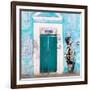 ¡Viva Mexico! Square Collection - Main entrance Door Closed VIII-Philippe Hugonnard-Framed Photographic Print