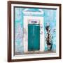 ¡Viva Mexico! Square Collection - Main entrance Door Closed VIII-Philippe Hugonnard-Framed Photographic Print