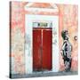 ¡Viva Mexico! Square Collection - Main entrance Door Closed-Philippe Hugonnard-Stretched Canvas