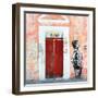 ¡Viva Mexico! Square Collection - Main entrance Door Closed-Philippe Hugonnard-Framed Photographic Print