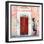 ¡Viva Mexico! Square Collection - Main entrance Door Closed-Philippe Hugonnard-Framed Photographic Print