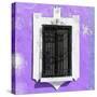 ¡Viva Mexico! Square Collection - Mauve Wall & Black Window-Philippe Hugonnard-Stretched Canvas