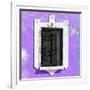 ¡Viva Mexico! Square Collection - Mauve Wall & Black Window-Philippe Hugonnard-Framed Photographic Print