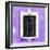 ¡Viva Mexico! Square Collection - Mauve Wall & Black Window-Philippe Hugonnard-Framed Photographic Print