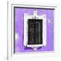 ¡Viva Mexico! Square Collection - Mauve Wall & Black Window-Philippe Hugonnard-Framed Photographic Print