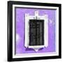 ¡Viva Mexico! Square Collection - Mauve Wall & Black Window-Philippe Hugonnard-Framed Photographic Print