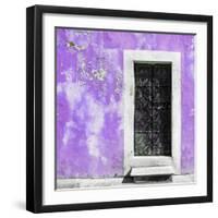 ¡Viva Mexico! Square Collection - Mauve Wall of Silence-Philippe Hugonnard-Framed Photographic Print