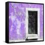 ¡Viva Mexico! Square Collection - Mauve Wall of Silence-Philippe Hugonnard-Framed Stretched Canvas