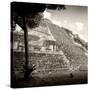 ¡Viva Mexico! Square Collection - Mayan Pyramid II-Philippe Hugonnard-Stretched Canvas