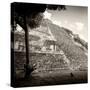 ¡Viva Mexico! Square Collection - Mayan Pyramid II-Philippe Hugonnard-Stretched Canvas