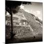 ¡Viva Mexico! Square Collection - Mayan Pyramid II-Philippe Hugonnard-Mounted Photographic Print