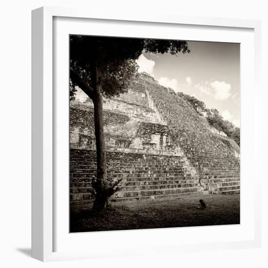 ¡Viva Mexico! Square Collection - Mayan Pyramid II-Philippe Hugonnard-Framed Photographic Print
